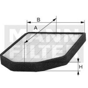 филтър, въздух за вътрешно пространство MANN-FILTER FP 29 005 
