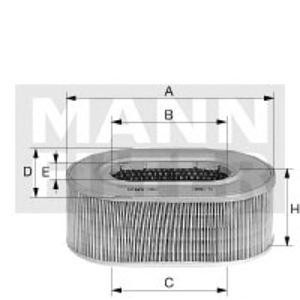 въздушен филтър MANN-FILTER C 18 003 