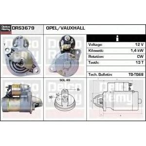 стартер DELCO REMY DRS3679N
