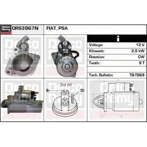 стартер DELCO REMY DRS3967N 