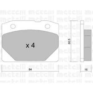 накладки METELLI 22-0007-0 