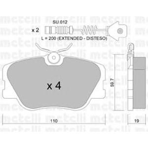 накладки METELLI 22-0061-0K 