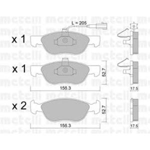 накладки METELLI 22-0082-0 
