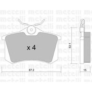 накладки METELLI 22-0100-0 