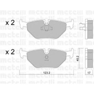 накладки METELLI 22-0125-0 