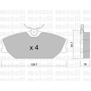 накладки METELLI 22-0142-2 
