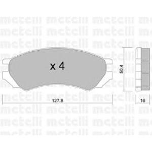 накладки METELLI 22-0179-0 