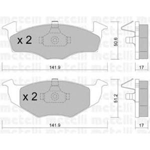 накладки METELLI 22-0206-0 
