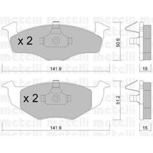 накладки METELLI 22-0206-2 