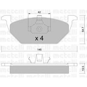 накладки METELLI 22-0211-0 