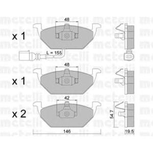 накладки METELLI 22-0211-2 