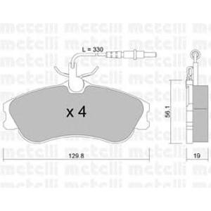 накладки METELLI 22-0217-0 