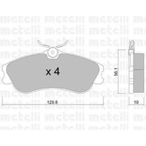накладки METELLI 22-0217-1 