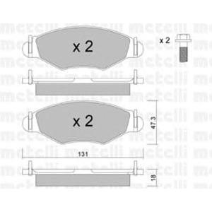 накладки METELLI 22-0254-1 