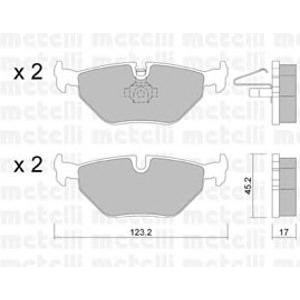 накладки METELLI 22-0261-0 