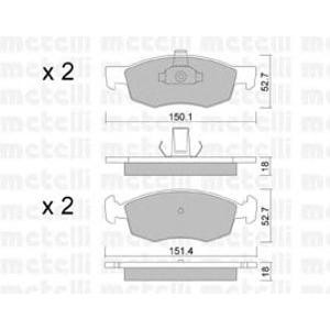 накладки METELLI 22-0274-2