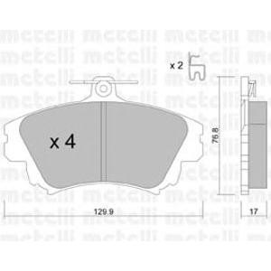 накладки METELLI 22-0286-0 