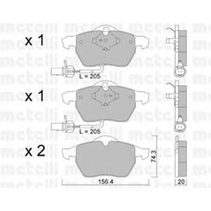 накладки METELLI 22-0314-0 