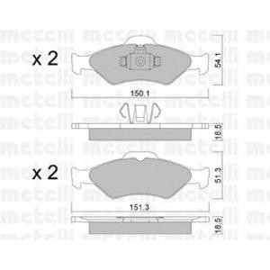 накладки METELLI 22-0315-0 