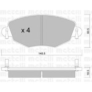 накладки METELLI 22-0318-0 
