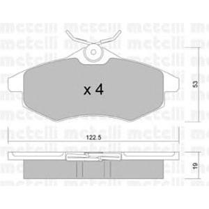 накладки METELLI 22-0328-0 