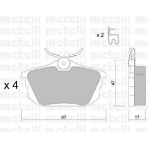 накладки METELLI 22-0347-0 
