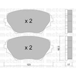 накладки METELLI 22-0430-0 