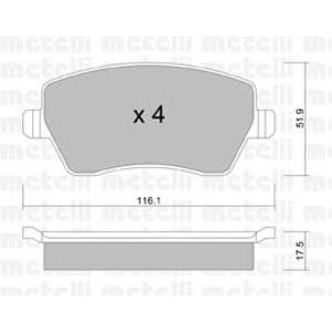 накладки METELLI 22-0485-0 