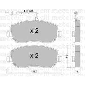 накладки METELLI 22-0530-0 