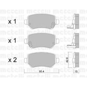 накладки METELLI 22-0542-0 