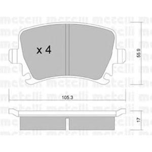 накладки METELLI 22-0553-0 