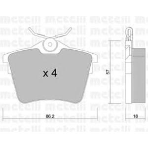 накладки METELLI 22-0602-0 