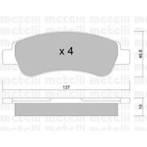 накладки METELLI 22-0710-0 