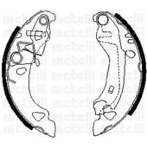 комплект спирачни челюсти METELLI 53-0070 