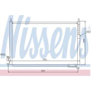 радиатор за климатик NISSENS 940008 