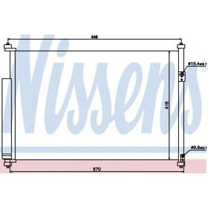 радиатор за климатик NISSENS 940012 