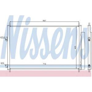 радиатор за климатик NISSENS 940021 