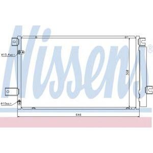 радиатор за климатик NISSENS 940022 