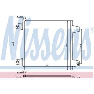 радиатор за климатик NISSENS 940031 