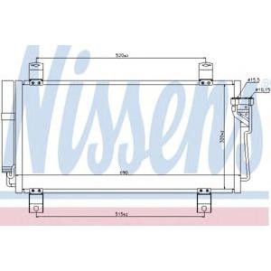 радиатор за климатик NISSENS 940032