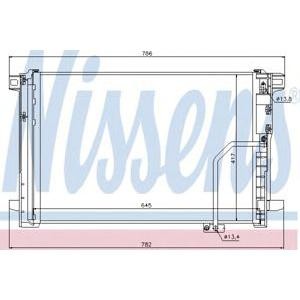 радиатор за климатик NISSENS 940035