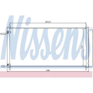 радиатор за климатик NISSENS 940036 