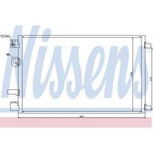 радиатор за климатик NISSENS 940040