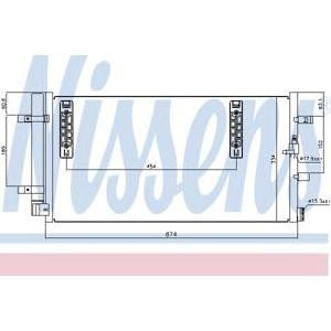 радиатор за климатик NISSENS 940042 