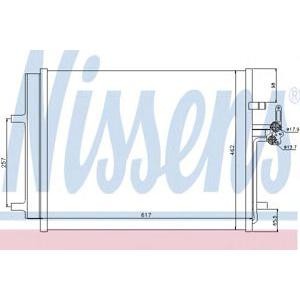 радиатор за климатик NISSENS 940043 