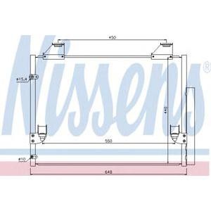 радиатор за климатик NISSENS 940083 