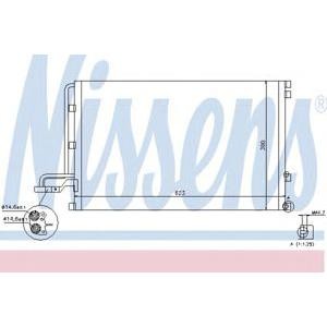 радиатор за климатик NISSENS 940087 