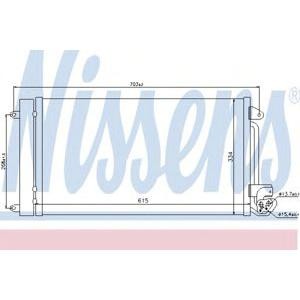 радиатор за климатик NISSENS 940093