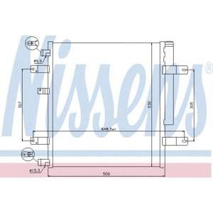 радиатор за климатик NISSENS 940094 