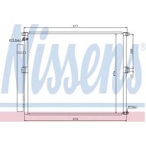 радиатор за климатик NISSENS 940106 